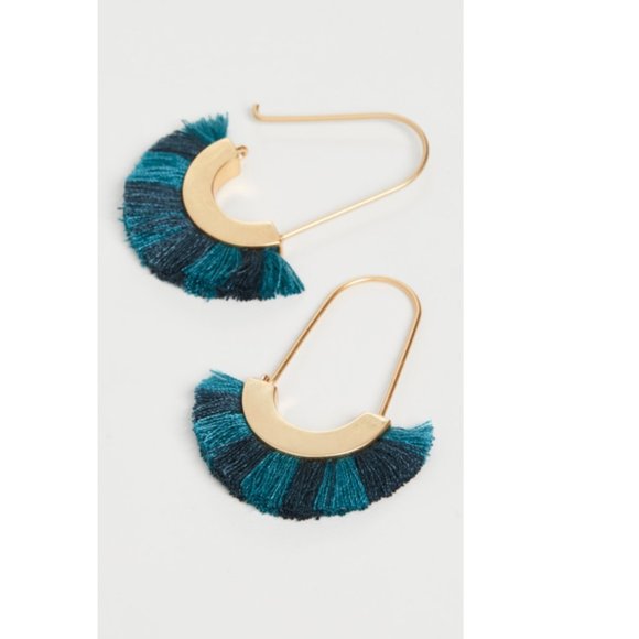 Madewell Arc Wire Fringe Earrings - Picture 4 of 6